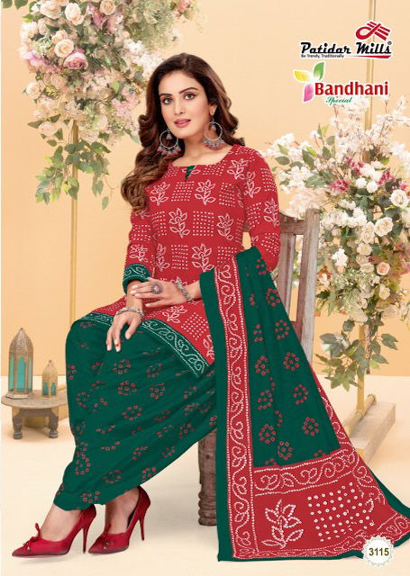 Patidar Bandhani Special 31 Cotton Printed Casual Daily Wear Dress Material Collection